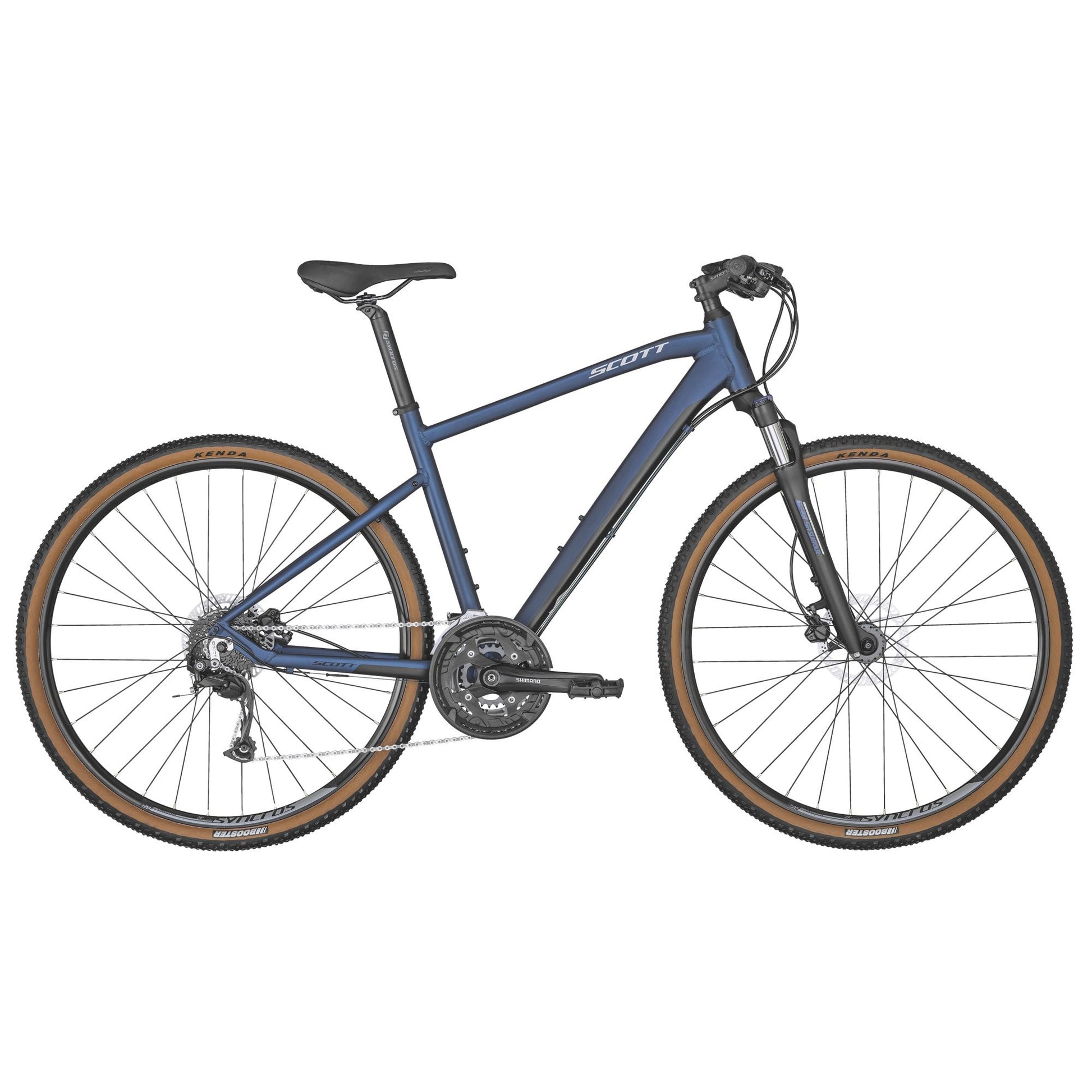 700c Scott sub cross 30 mens hybrid commuter burgundy.