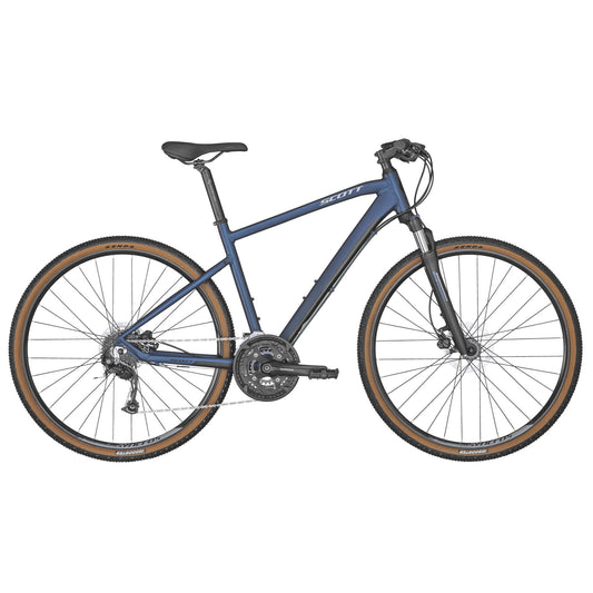 700c Scott sub cross 30 mens hybrid commuter burgundy.