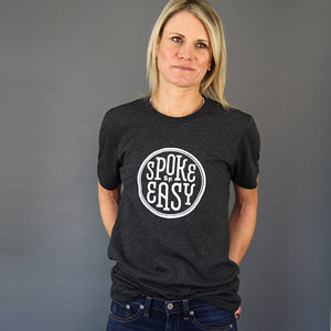 Unisex Spoke Easy Logo T Black