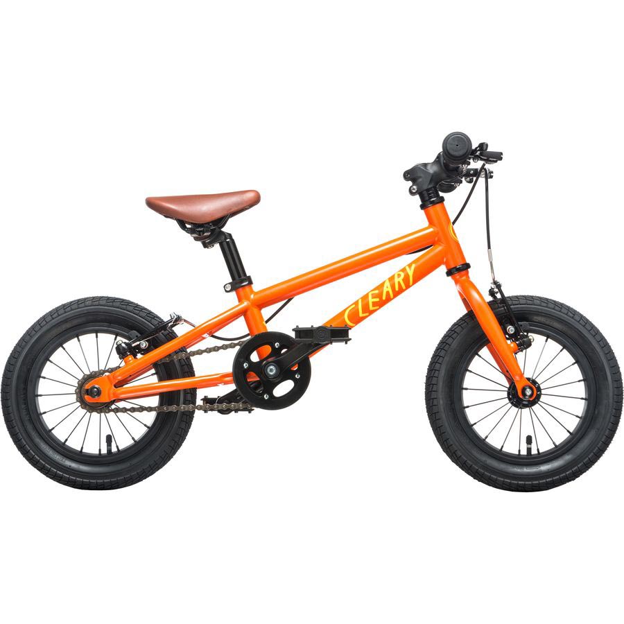 Orange single speed Clear Gecko bike with 12" wheels.